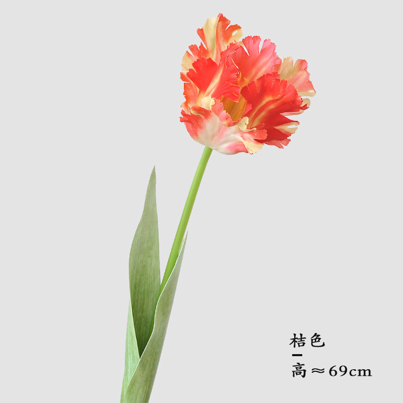 주황색
