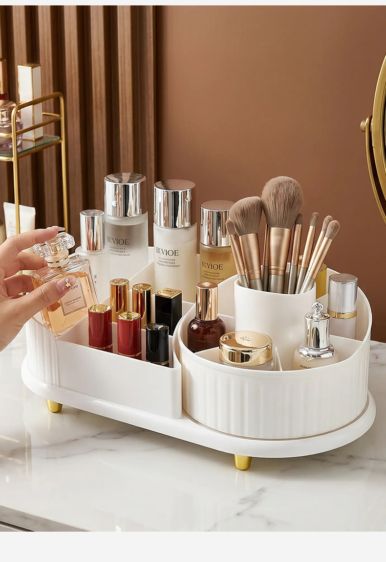 Kosmetik-Aufbewahrungsbox drehbarer Lippenstifthalter