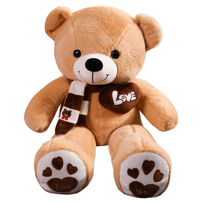 Big bear hug bear doll leather shell semi-finished plush toy teddy bear doll puppet doll semi-finished leather shell