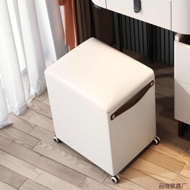 Nuevo tipo de silla de maquillaje de lujo ligero hogar dormitorio respaldo silla de almacenamiento silla de maquillaje