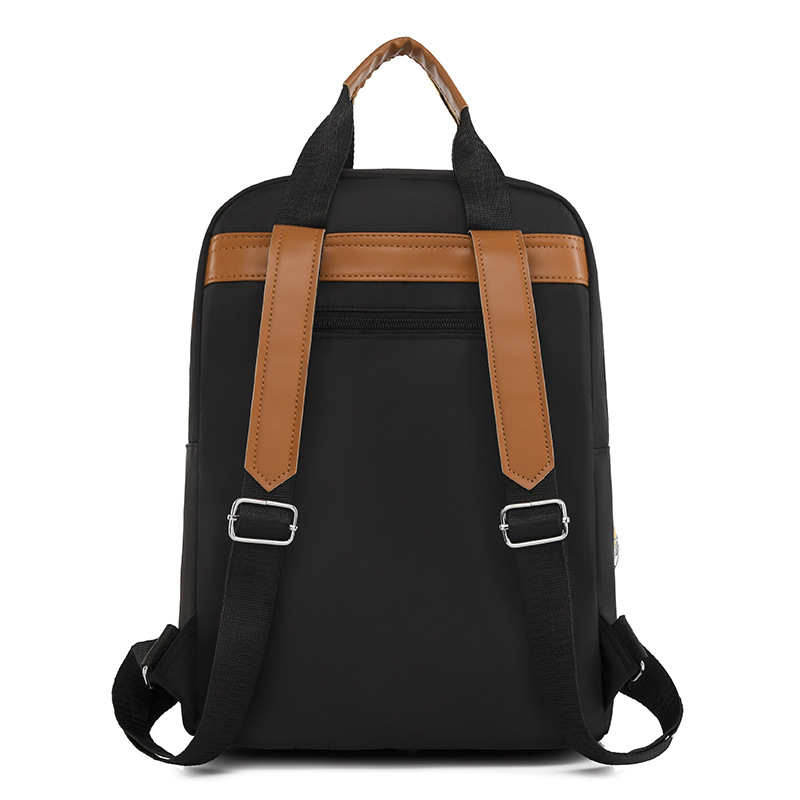 Comercio exterior spot al por mayor 2023 nuevo estilo casual damas color contraste mochila de viaje para computadora de tela Oxford de moda