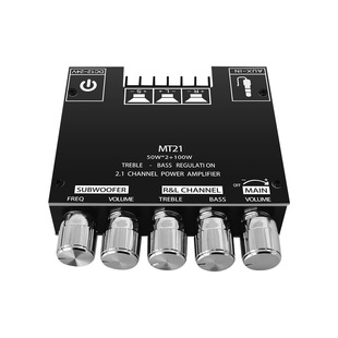 Mt21 Manufacturer Cross-Border Supply 2.1 Channel Bluetooth Digital Power Amplifier Board High and Low Tone Super Bass