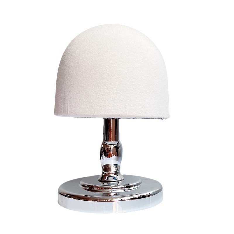 新款创意包布帽子展示架配银色底帽子陈列架帽子收纳架帽托帽撑