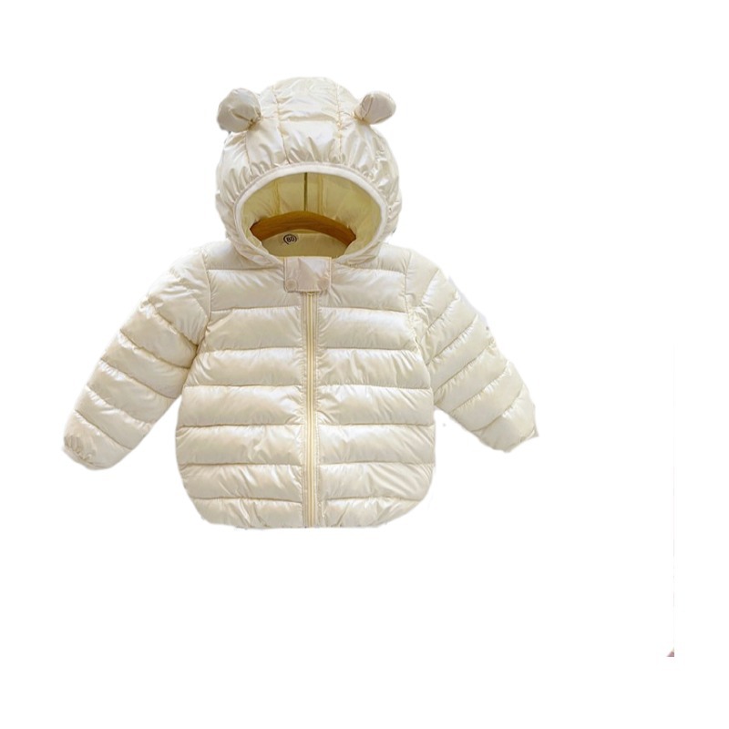 2023 niños oso bebé abrigo de algodón acolchado para niños y niñas nueva chaqueta ligera de algodón acolchado Chaqueta de algodón acolchado para niños chaqueta de dibujos animados