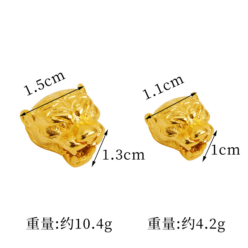 China Feng Gu Fasha oro leopardo accesorios joyas de cabeza diy hombre y mujer con leopardo de oro fabricantes de joyas Yiwu