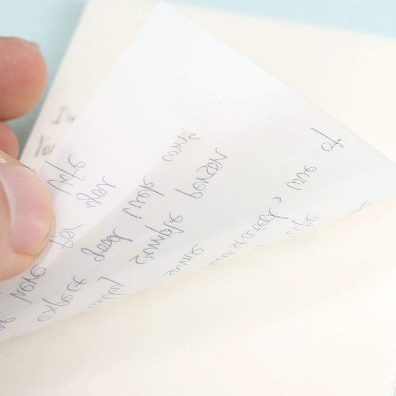 透明便利贴日系可粘贴高颜值韩国ins网红学生用便签本贴纸