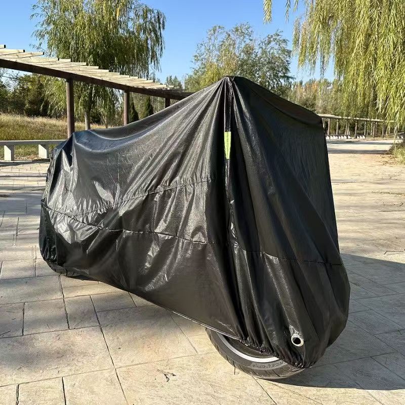 ダブルカラーマッチングオートバイカバー、防雨保護カバー、ペダルバイク専用カバー、電気自動車日焼け止め、防塵、防雨カバー|undefined