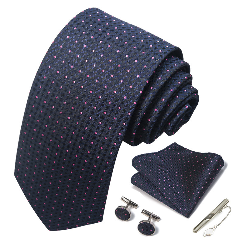 Coffret cadeau de couleur nette pour hommes, 1200 aiguilles, ensemble de robe d'affaires de groupe, cravate de mariage, usine_voghion.com
