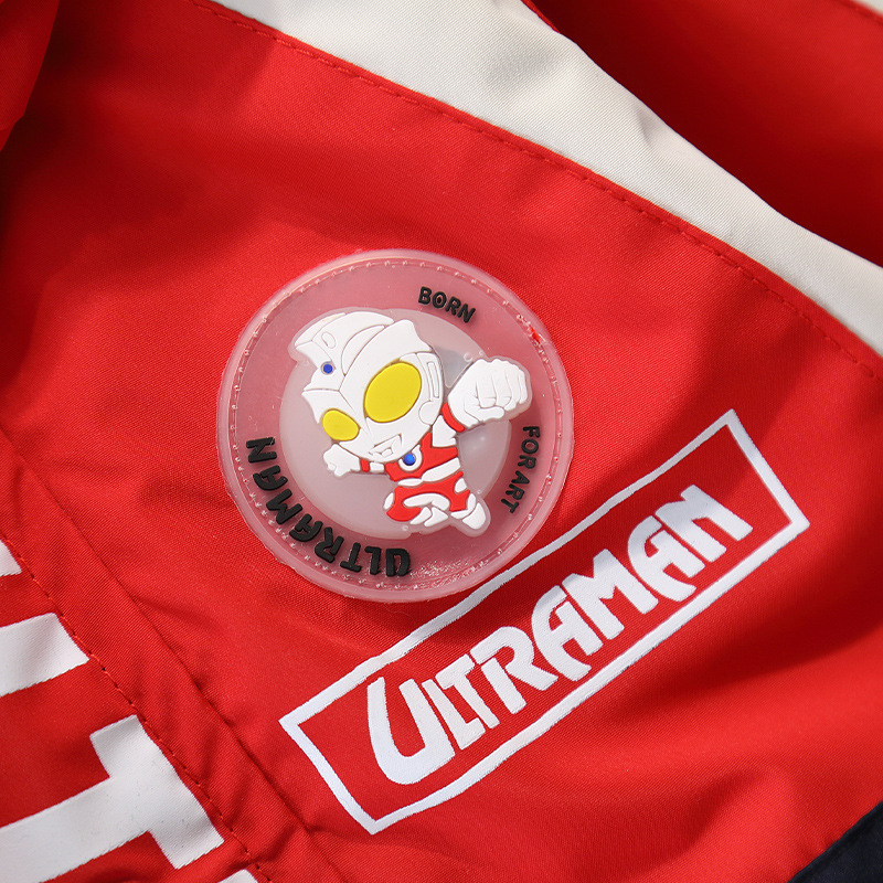 7614 traje de primavera para niños 2025 nuevo estilo niño estilo occidental gabardina con capucha primavera y otoño ocio de dos piezas primavera