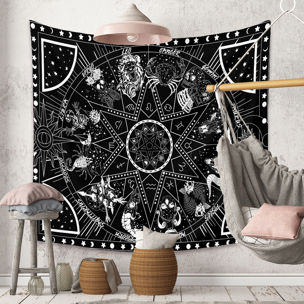 Home Cross-border Bohemian Tapisserie Raumdekoration Wandtuch Mandala Dekoration Tuch Tapisserie display picture 152