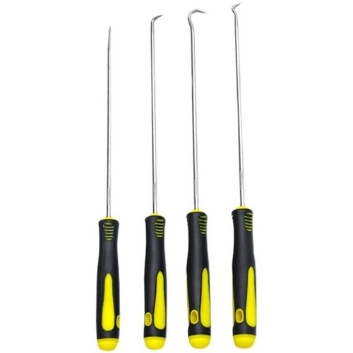 4-piece set to disassemble oil seal screwdriver, pry puller, O-ring disassembly and assembly, auto repair oil seal hook, rubber gasket hook, automobile