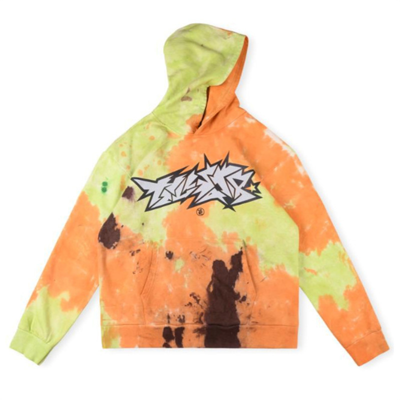 新欧潮牌Hellstar Studios Hoodie拉链洗水做旧连帽卫衣男女同款|undefined