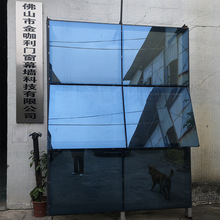 工厂定制铝合金框架玻璃幕墙 防火防风隐框铝中空玻璃幕墙