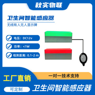 Toilet has no one to display toilet creative luminous LED listing toilet intelligent sensor door screen