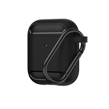 塑料软胶防摔耳机壳碳纤维纹耳机套保护套适用苹果AirPods Pro