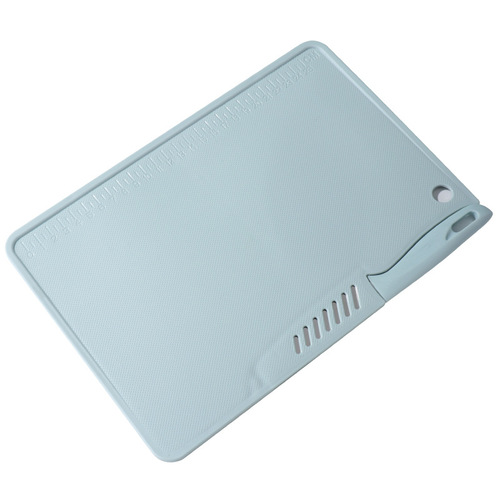 Two-in-One Fruit Knife and Cutting Board Home Kitchen Multi-Function Cutting Board Convenient Outdoor Camping Baby Food Tool Set