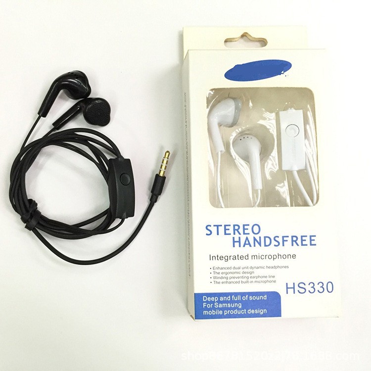 Auriculares HS330 al por mayor de fábrica Auriculares de regalo con cable en la oreja S4 J5 D21 Auriculares controlados por cable Spot