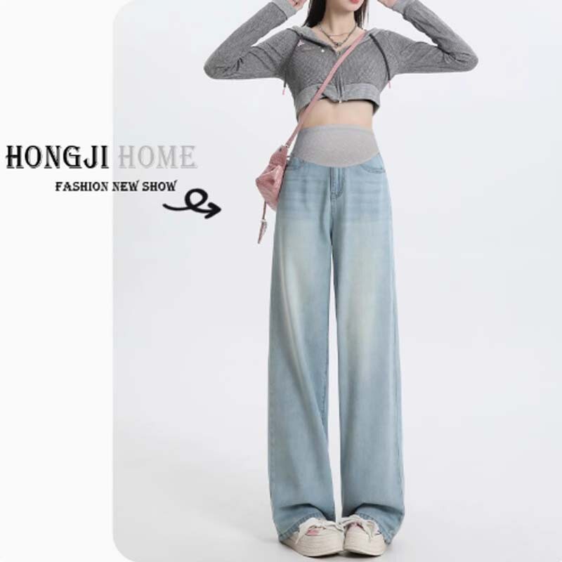 in stock Full Abdominal Pregnant Women's Pants Spring and Autumn Outer Wear Spring 2025 New Arrival Mop Pants Tall Summer Thin in stock Full Abdominal Pregnant Women's Pants Spring and Autumn Outer Wear Spring 2025 New Arrival Mop Pants Tall Summer Thin