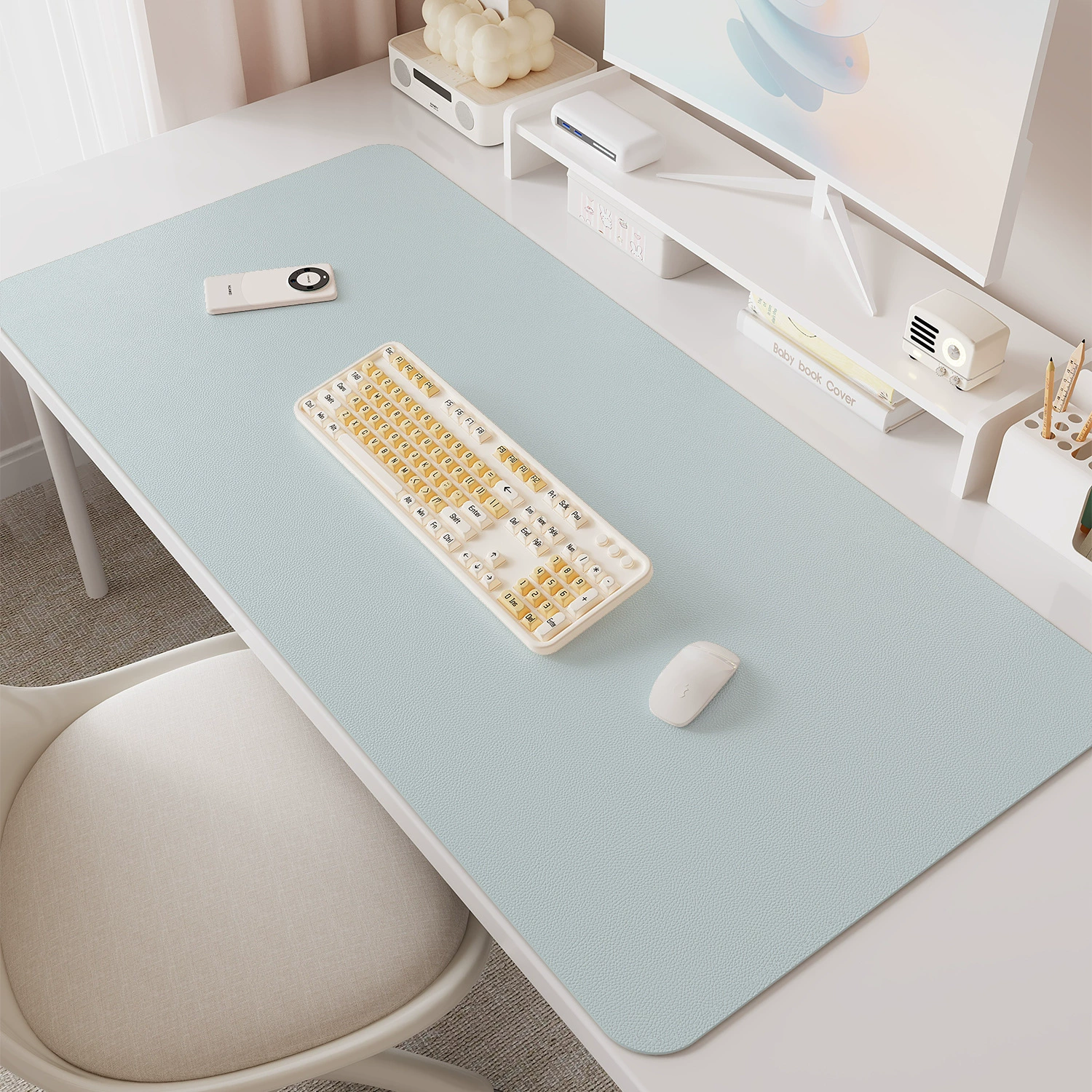 Waterproof Desk Mat Non-slip Leather from Yomiego