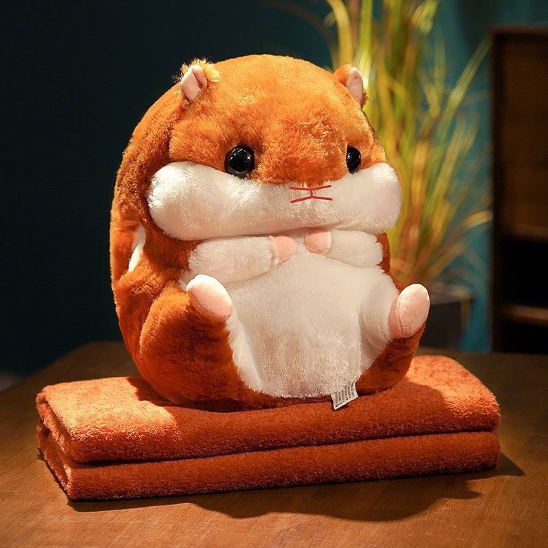 짙은 갈색 햄스터