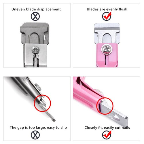 Manufacturer wholesale nail art one-piece U-shaped clip UV light therapy nail plate cutter false nail clip nail clipper extension shaping scissors