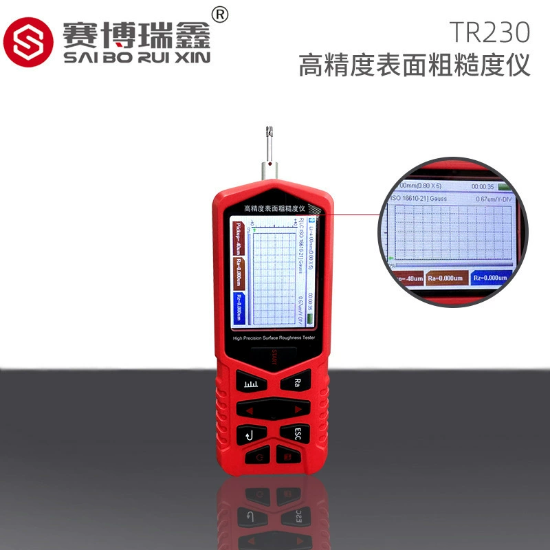 Cybo Ruixin TR230 Высокоточный цифровой дисплей шероховатости поверхности портативный детектор отделки