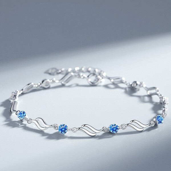 Marine brand small design crystal bracelet with rhinestones for…