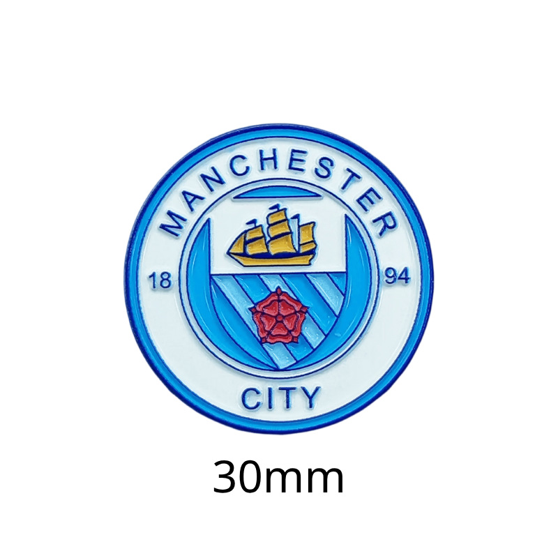 Insignias metálicas transfronterizas, pegatinas para teléfonos móviles, broches, Copa Mundial, Liga de Campeones, club de fútbol, insignias del Real Madrid, insignias del Liverpool al por mayor
