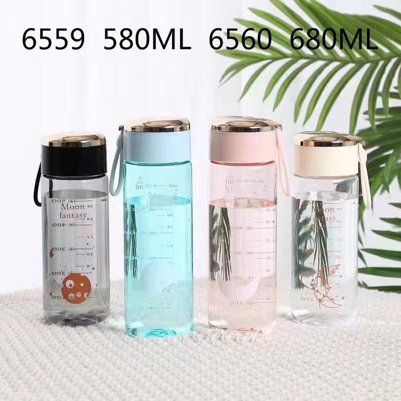 Nueva taza de plástico verano adulto portátil estudiante paja 950ml con cuerda rebote cubierta deportes botella agua