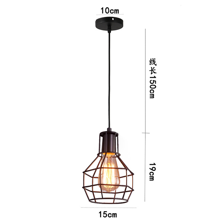 Estilo industrial retro americano, hierro forjado, cuerda de cáñamo, candelabro, restaurante, tienda de ropa, bar, ventana, nórdico, minimalista moderno