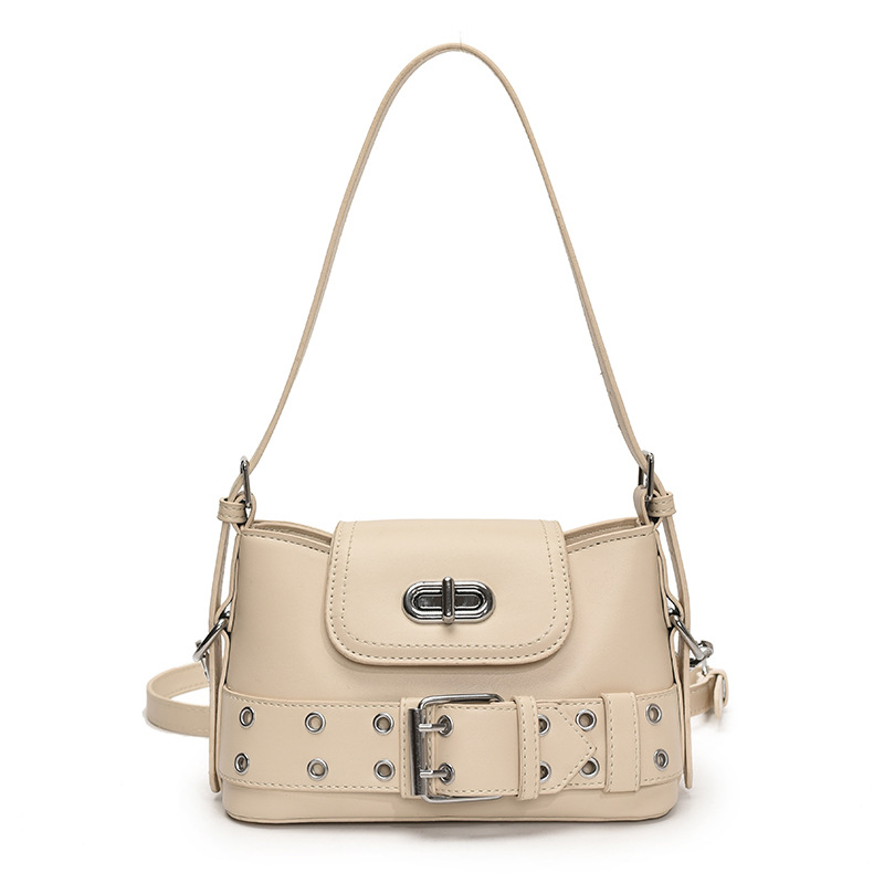 Sweet & Cool Spicy Girl Moto Style Underarm Bag, Niche Design Women's Handbag 2025 New Fashion Versatile Trendy Shoulder Bag - Thumbnail 5