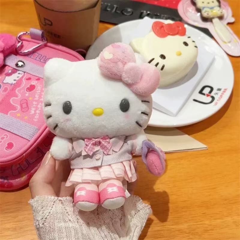 着物三姉妹～日本の着物ハローキティ人形バッグペンダントぬいぐるみ女の子キーホルダー|undefined