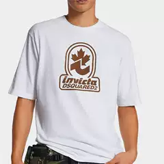 Dsquared New Men's Pattern T-Shirt Short-Sleeved Comfortable Casual Versatile Trendy