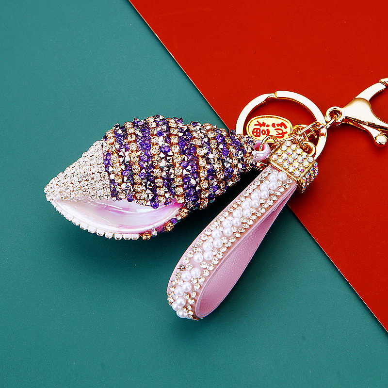 A659 Lucky Conch Purple Stripe Diamond