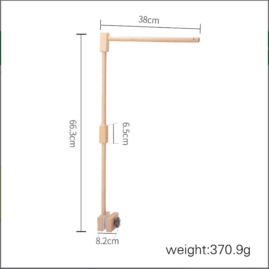 Estilo nórdico Comercio exterior cama de bebé campana accesorios soporte infantil comodidad juguete caja de música cama campana soporte de tres piezas conjunto