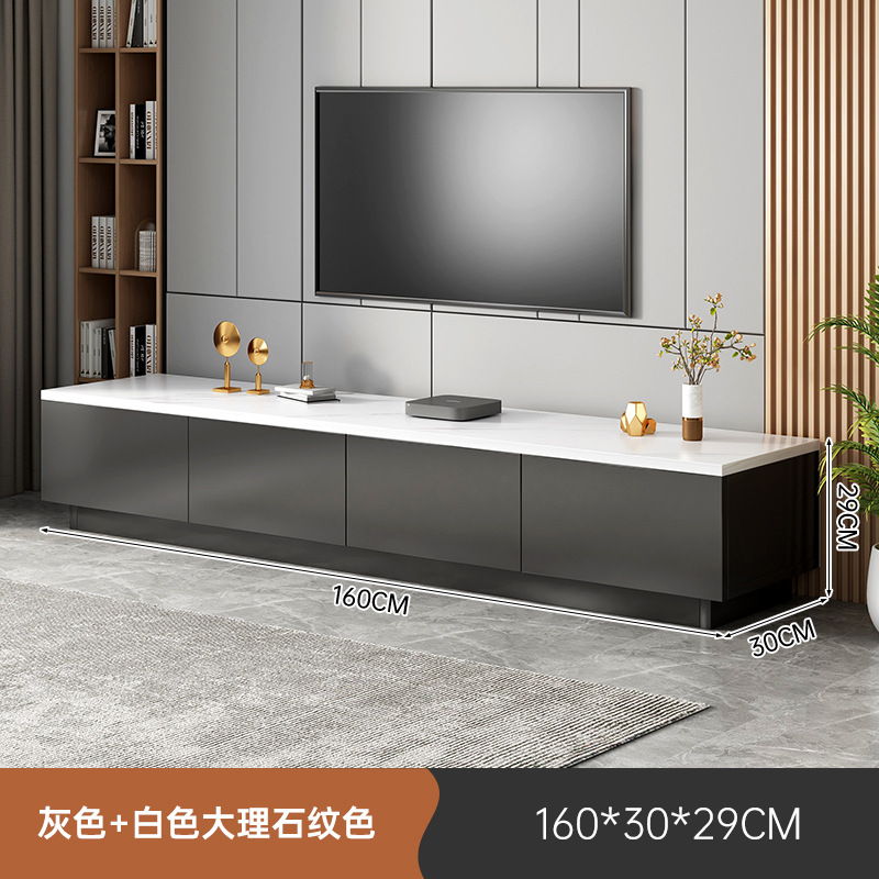 テレビの棚の組み合わせは現代的でシンプルなリビングルームの家庭用原木風収納ロッカーの小型タイプの床置きテレビのキャビネットです。