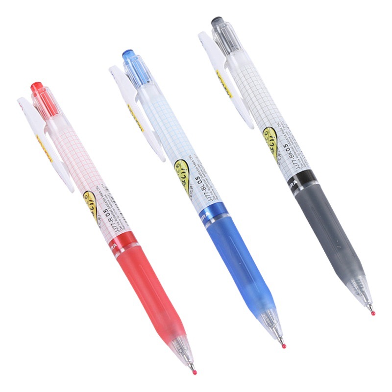 Japan's Zebra Zebra Jj77 Grids Rod 0.5mm Press Non-Smudge Gel Pen Quick-Drying Non-Smudge Signature Pen