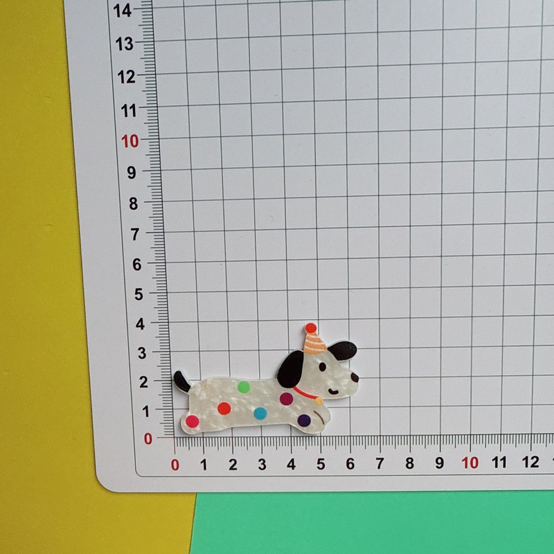 漫画の長い子犬と猫のアクリルアクセサリー弓ナイフとフォーク DIY 帽子手作り携帯電話ケースパッチ靴|undefined