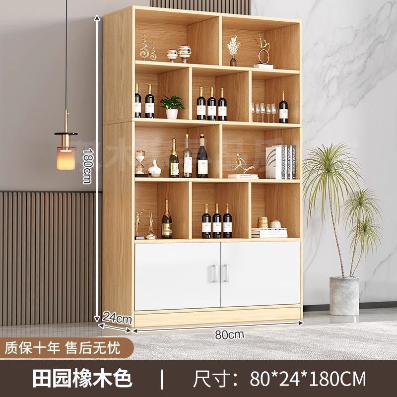 전원참나무색丨2도어 80*24*180