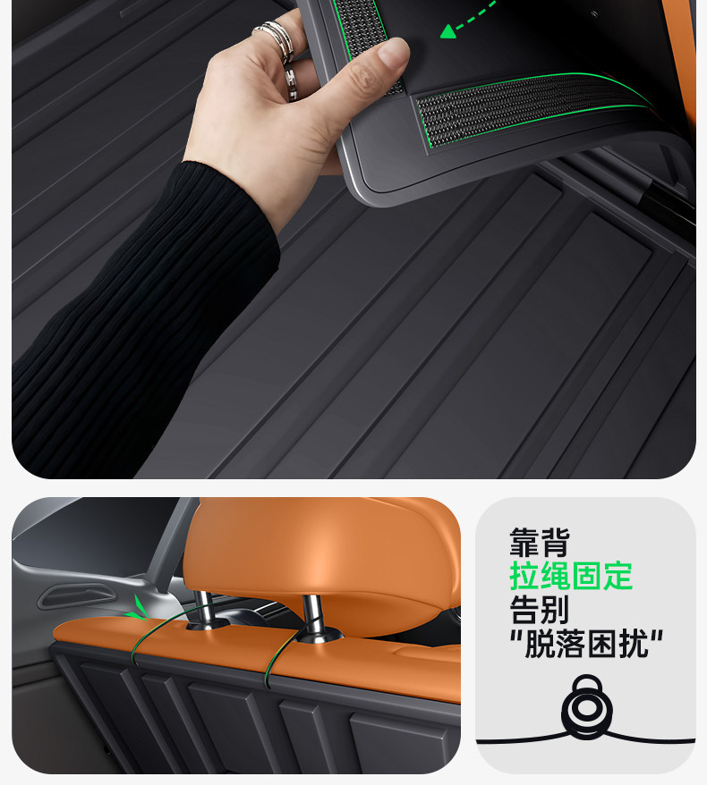 Suitable for 26 Models of Haval Menglong Plus, Tpe Trunk Mat for Five/Seven-Seater Integrated Trunk Modification Accessories