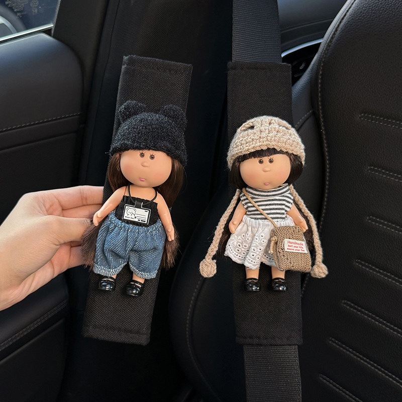 Potato Sister Car Seat Belt Shoulder Pads 2026 New Model Interior Safety Belt Decoration Anti-Wear Clothing Pair Cute
