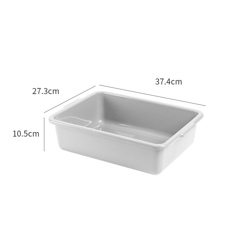 Nuevo material PP en stock congelado marisco cuenca de calidad alimentaria Cuenca del hotel barbacoa cuenca piezas cuadradas vajilla de hielo de calidad alimentaria congelado
