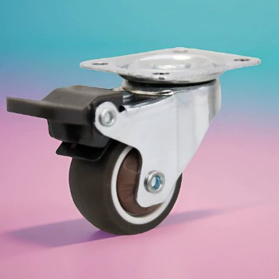 Мебельные ролики 1 дюйм 1.5inch 2inch универсальный роликовый винтовой шкив для домашних животных с валом бесшумное универсальное колесо