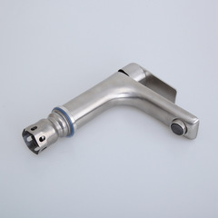 304 stainless steel cold and hot face basin faucet bathroom wash hand basin cold and hot countertop basin faucet with height addition