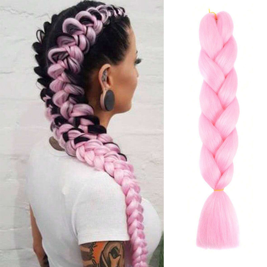 Trenzas Africanas Sintéticas de Fibra de Alta Temperatura para Crochet image 22