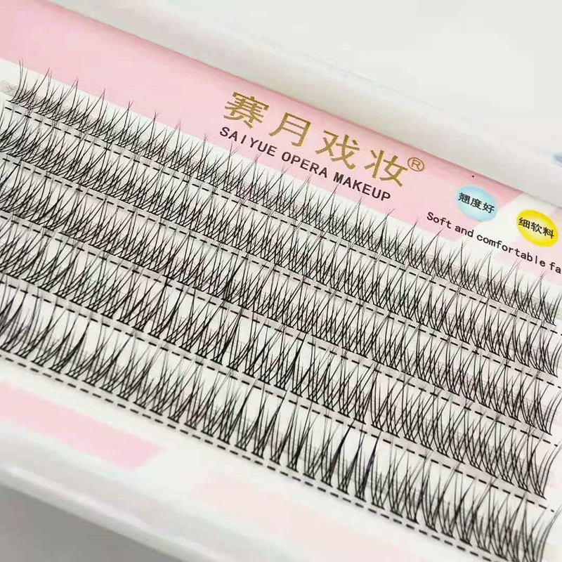 Сай Yue макияж False eyelashes один кластер, одно растение, хвост рыбы, тип A волшебные волосы сэндвич цветок фея цветочные волосы пересадка и посадка