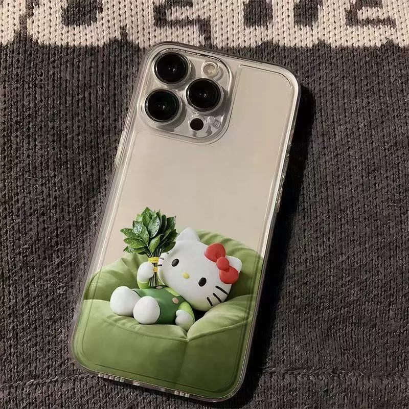 Hello kitty, apple, compatible iPhone 16/15, iPhone15 Pro, phone case, iphone