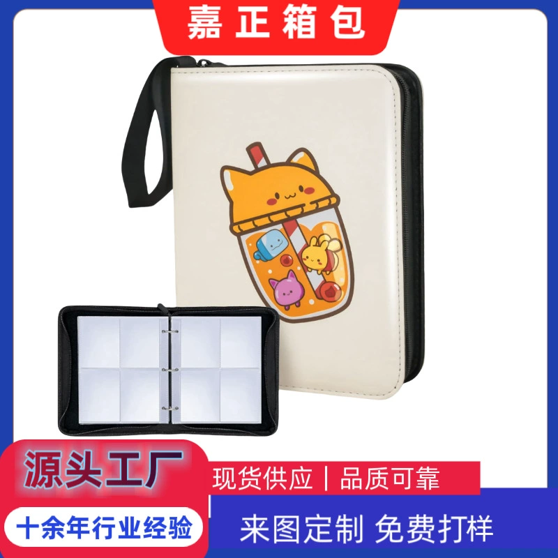 Прямые поставки Amazon Альбом для карт Pokémon 4 слота 9 слотов Альбом для карт Pokémon большой емкости Альбом для карт аниме с отрывными листами