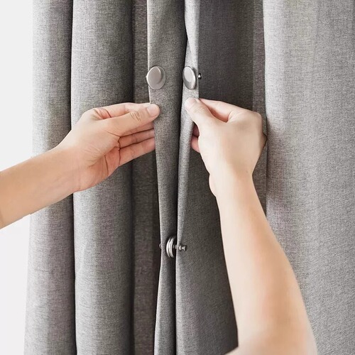 Curtain magnetic closure clip, nail-free strap, door curtain, light-proof bed curtain clip ring, closing clip, magnetic magnet fixed device