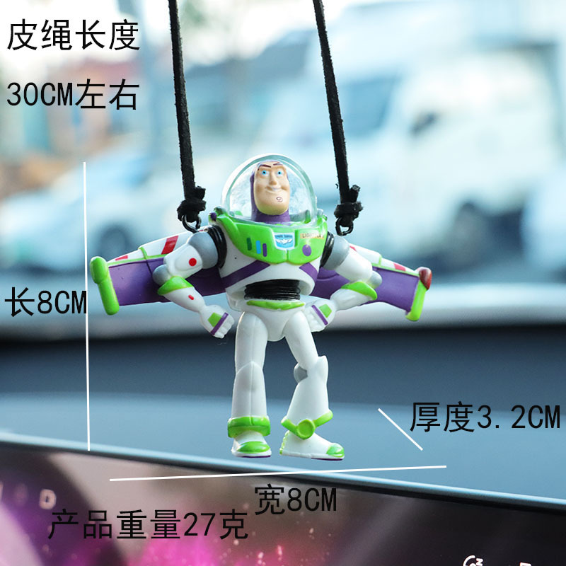 Cross-Border Scarecrow, Totoro, Buzz Lightyear Umbrella, Cute Ghost Car Decoration Supplies, Car Pendant, Decorative Pendant